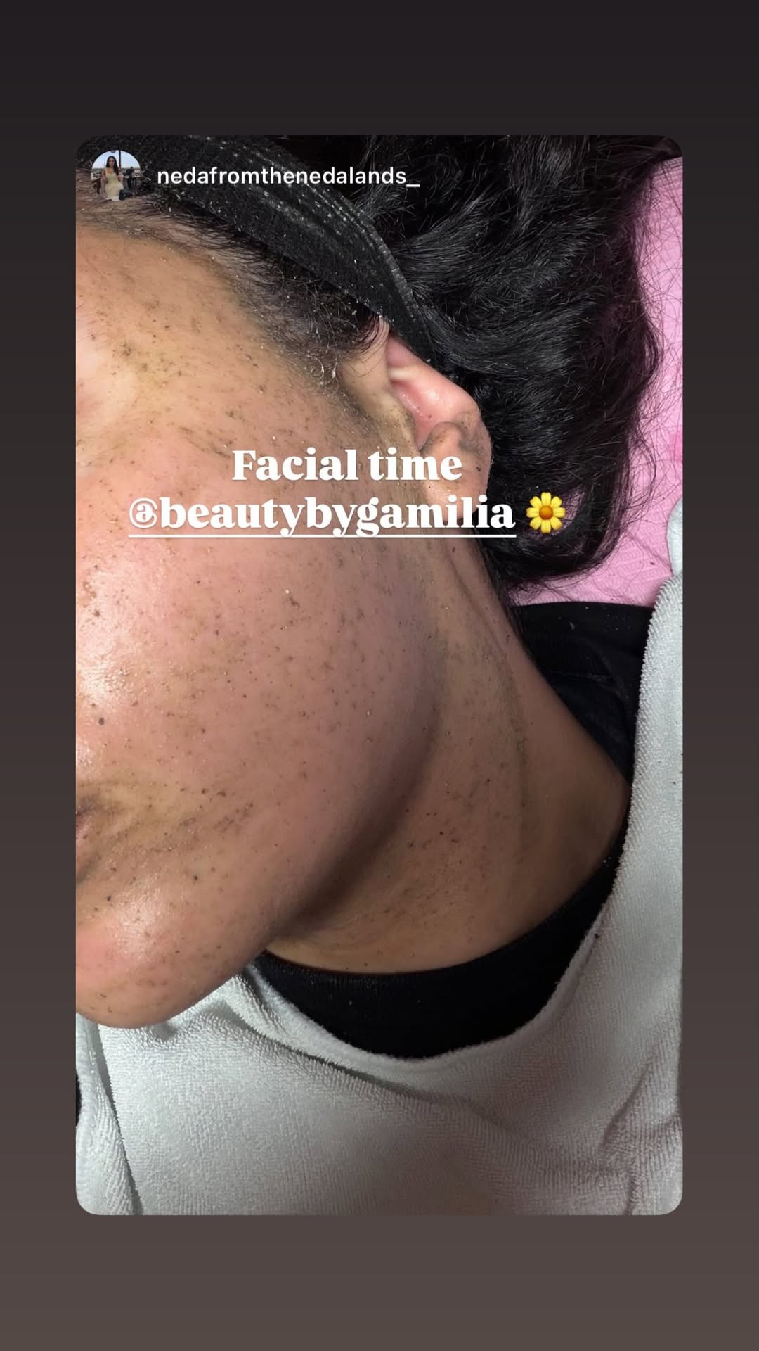 Facial time bij Beauty by Gamilia